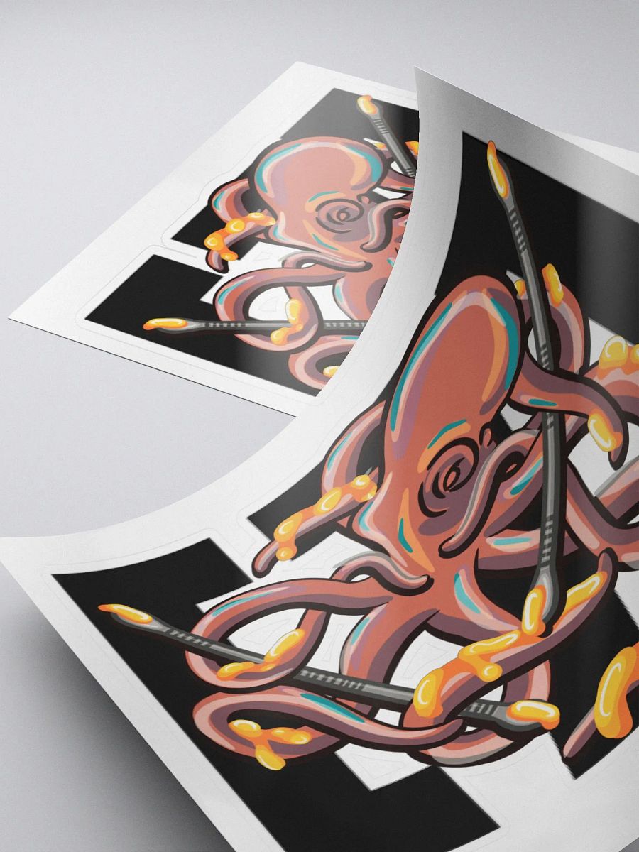Dabbing Septopus Solid[7] Logo Sticker product image (2)