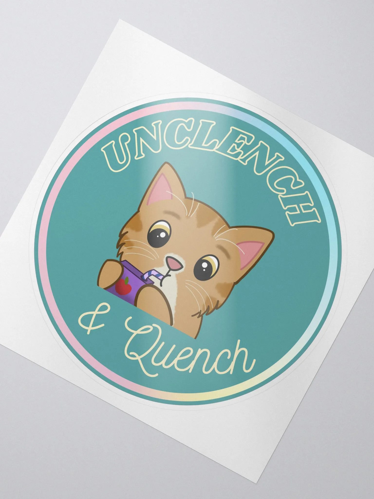 Unclench and Quench Sticker product image (2)