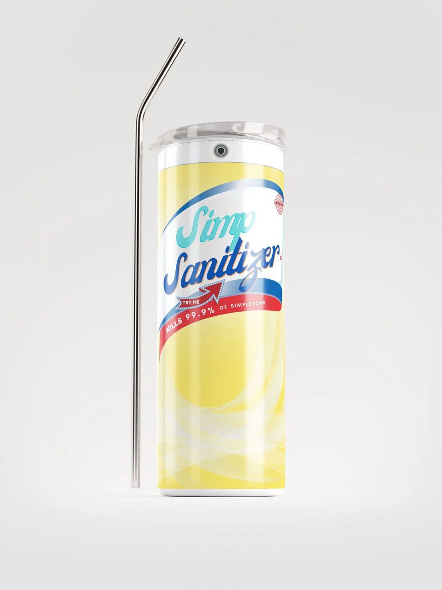 Simp Sanitizer Tumbler: Simpleton-Free Hydration product image (1)
