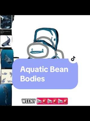3/3 Bean Bodies! Available in the linktree 🥰 #amongus #axolotl #digitalart #jet2holidays #whaleshark 
