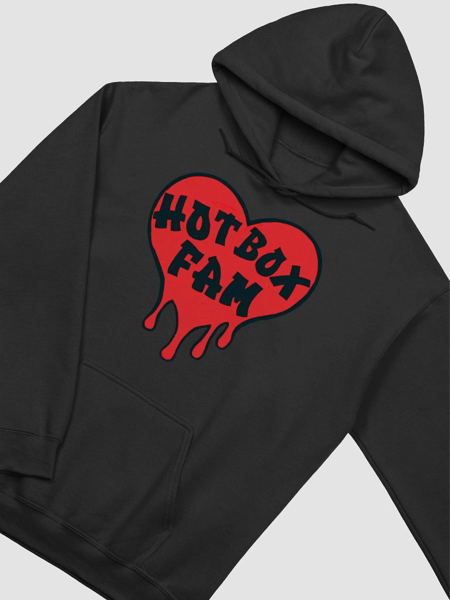 UNISEX HOT BOX SOLID FAM RED LOGO HOODIE product image (3)