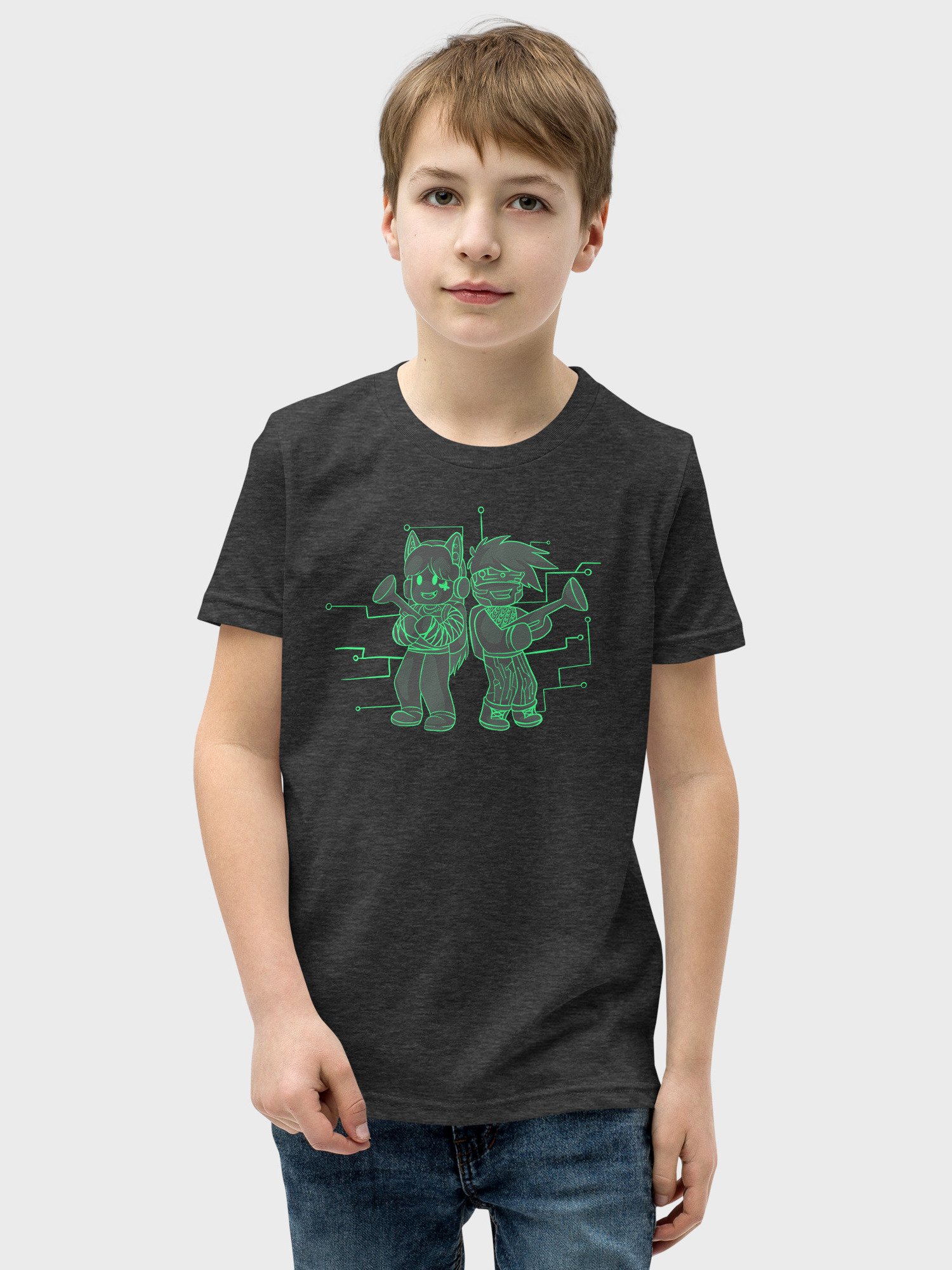 Jax & Ace T-Shirt (Youth) - Ghost Simulator product image (2)