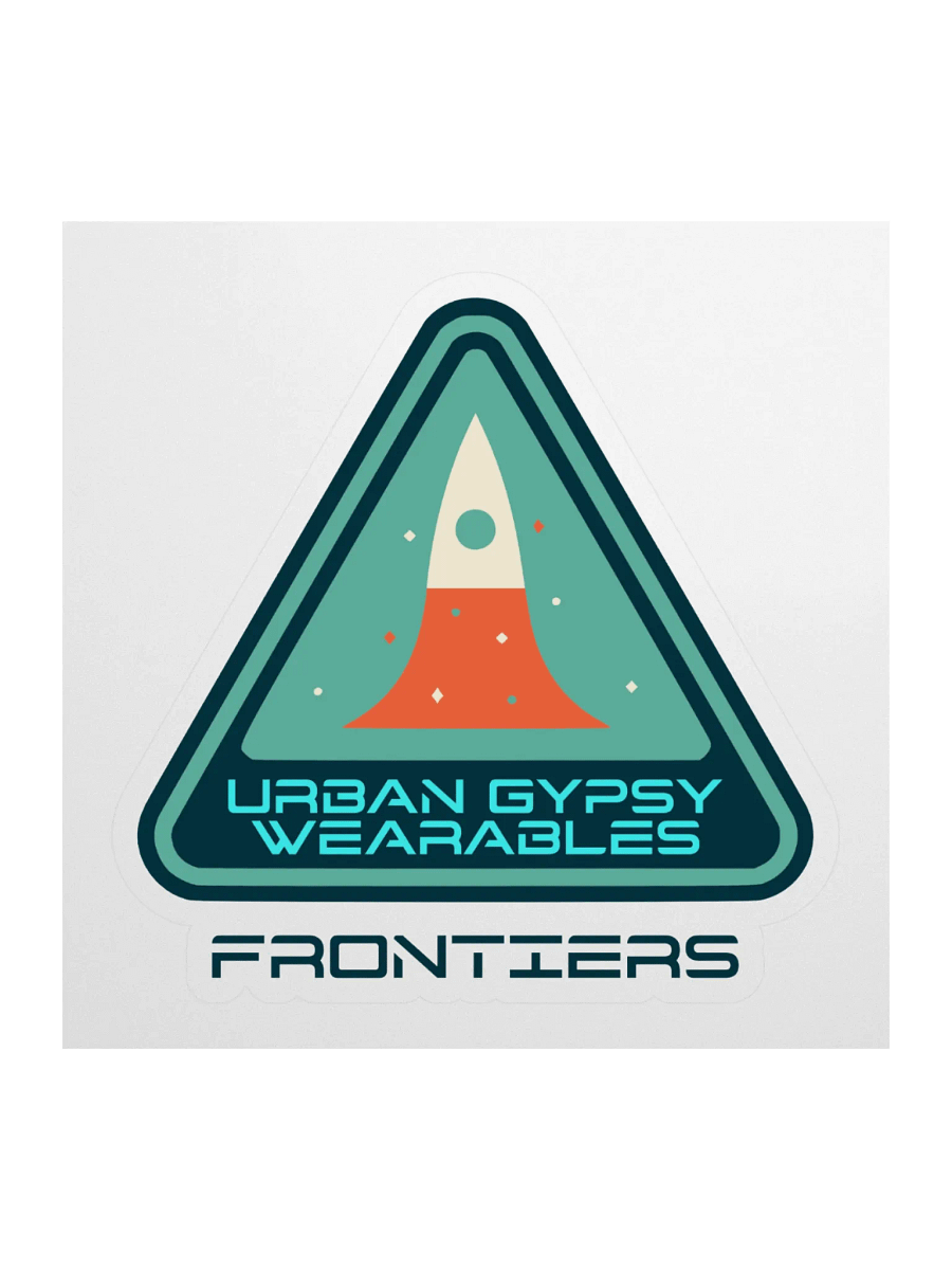 Frontiers Rocket Kiss Cut Sticker product image (1)