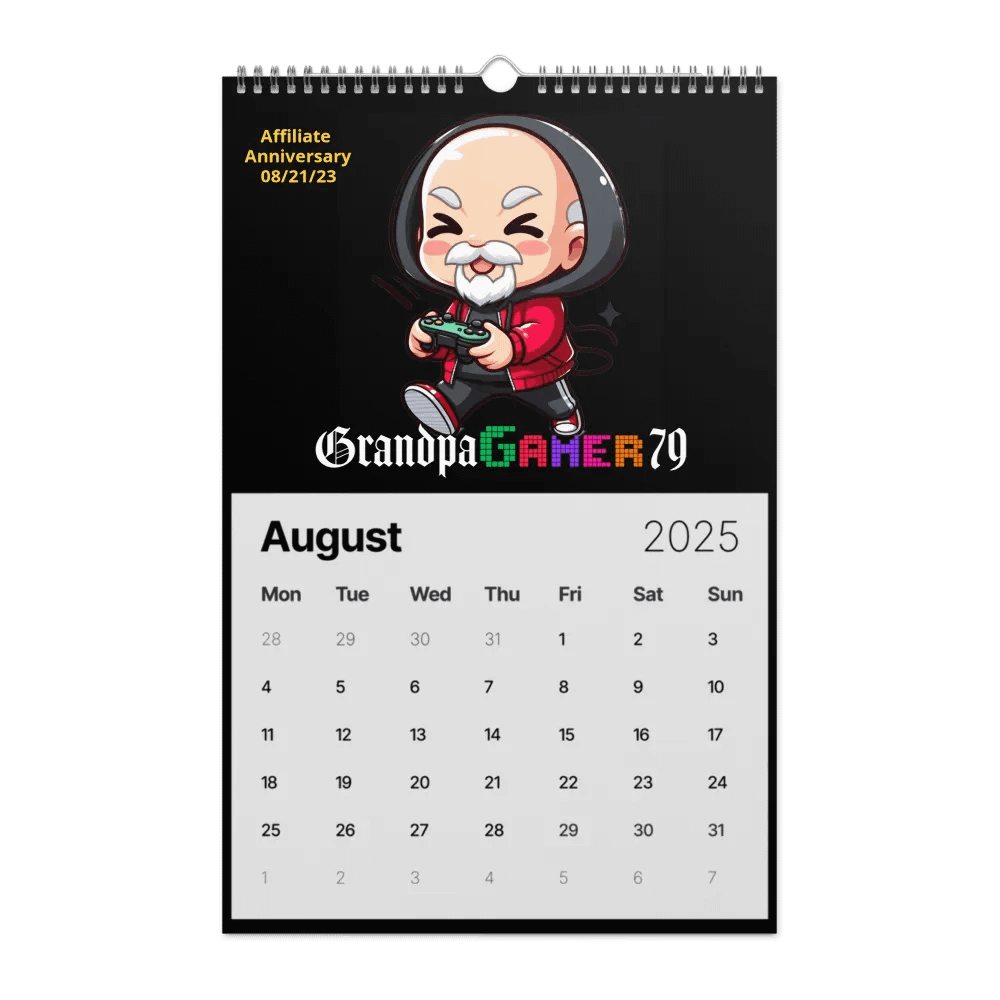 GrandpaGamer79 2025 Calendar product image (6)