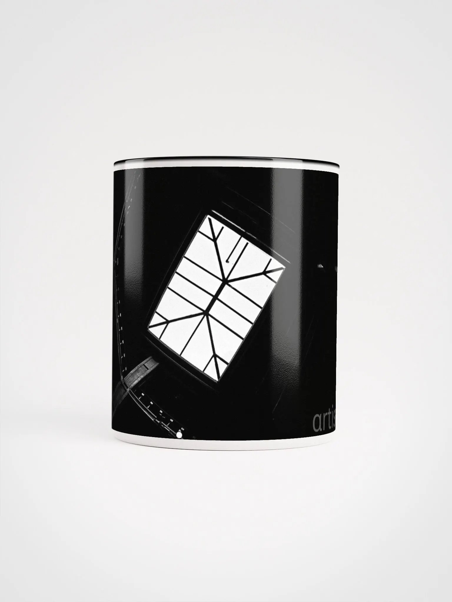 (ORIGINAL 35MM FILM) LUMINA GEOMETRIC WINDOW CERAMIC MUG product image (5)