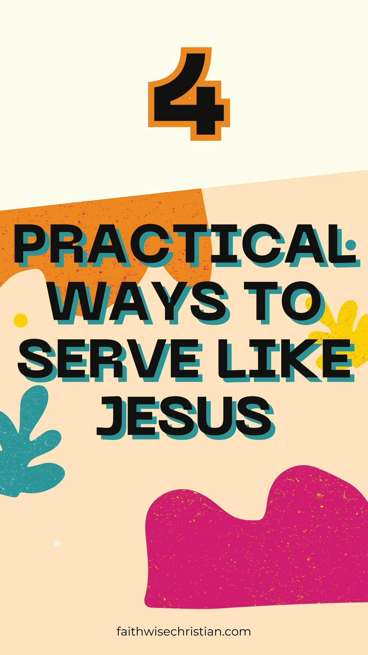 Discover 4 practical ways to serve like Jesus as demonstrated in Mark 10:45! Learn how to embody His love through everyday ac...