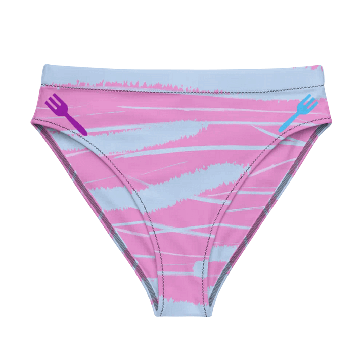 Crossed FoRks Recycled High-Waisted Bakini Bottom product image (1)