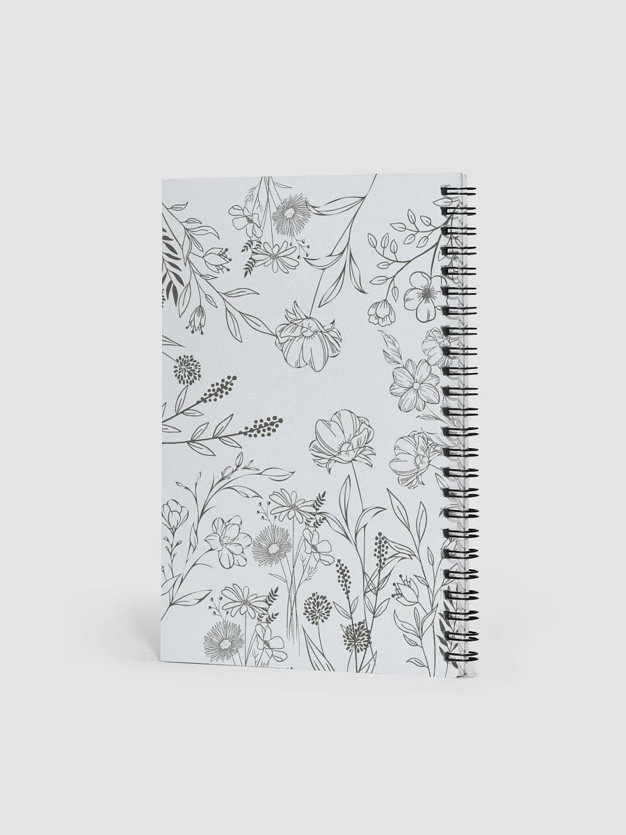 Floral Frame Spiral Notebook product image (2)