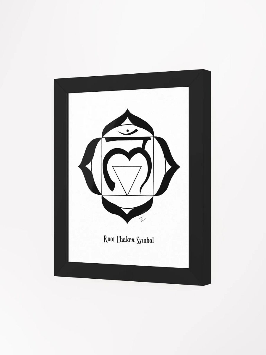 Root Chakra Symbol Framed Art product image (14)