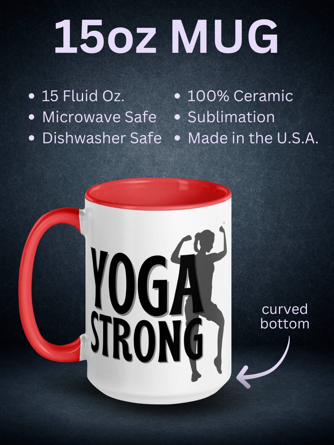 Yoga Strong Ceramic Mug product image (4)