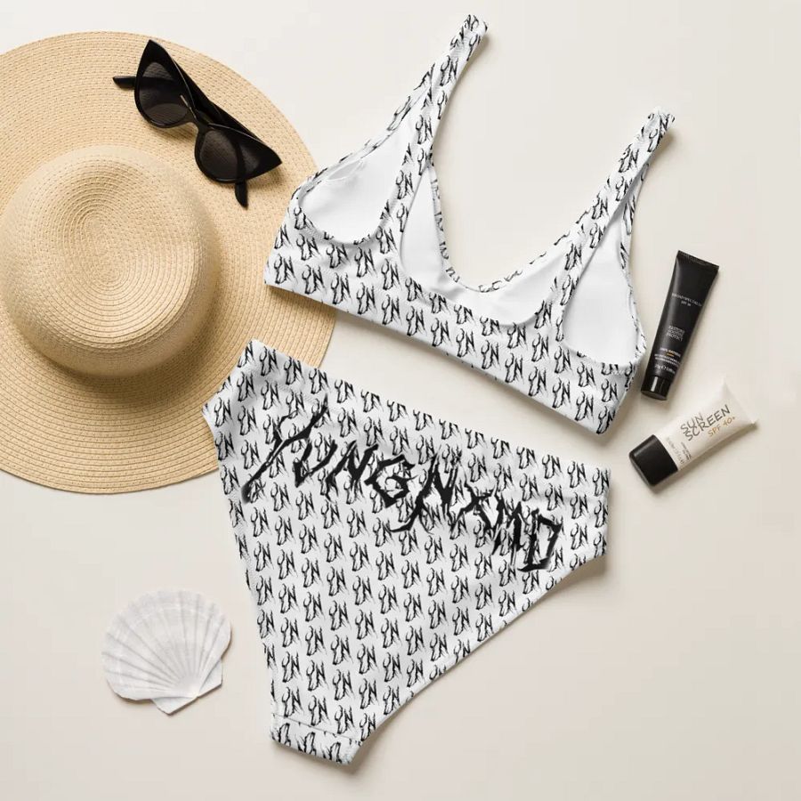 YN Checker Print High Waisted Bikini Set product image (9)