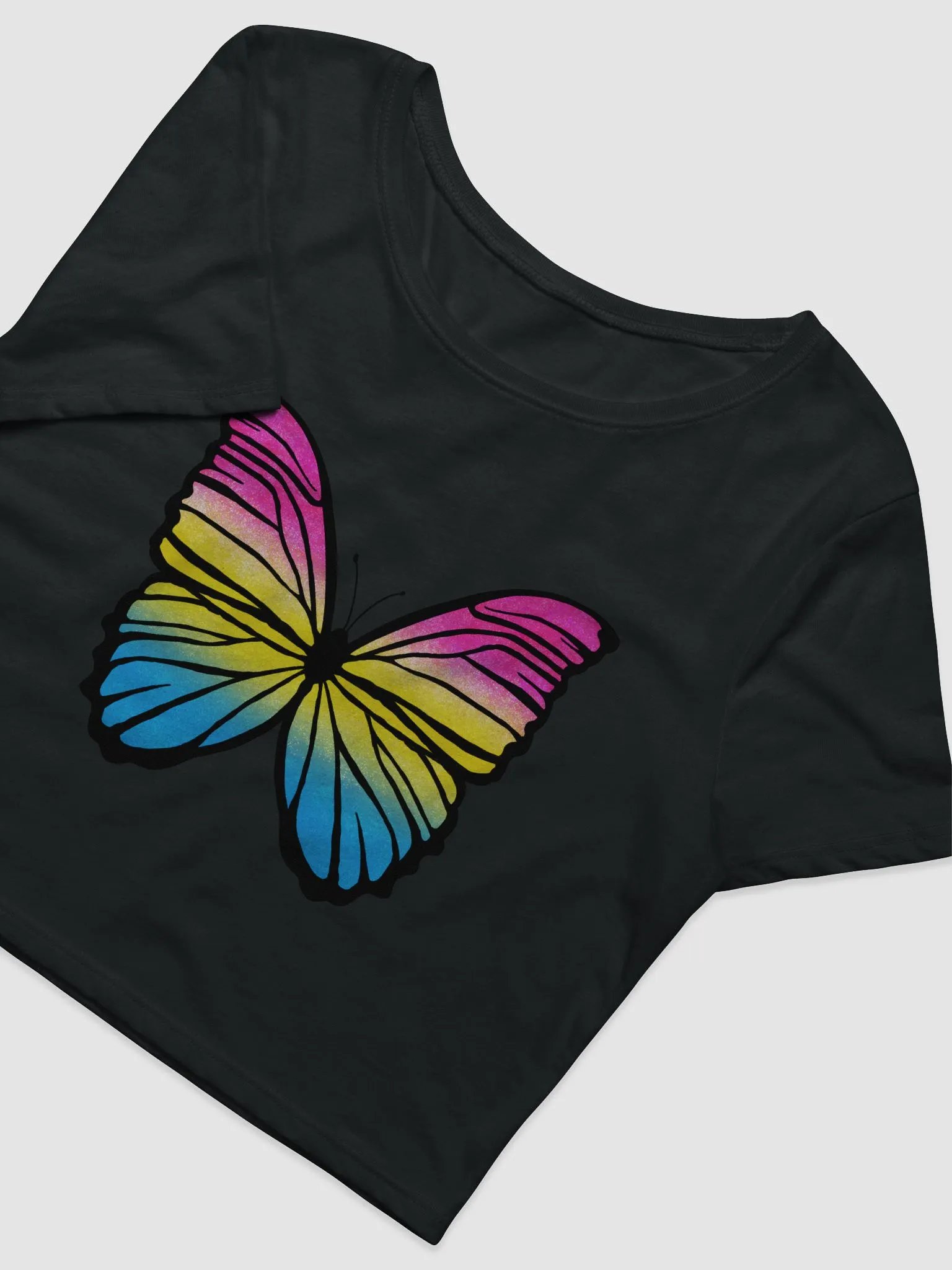 Pansexual Pride Super Soft Crop Baby Tee product image (6)