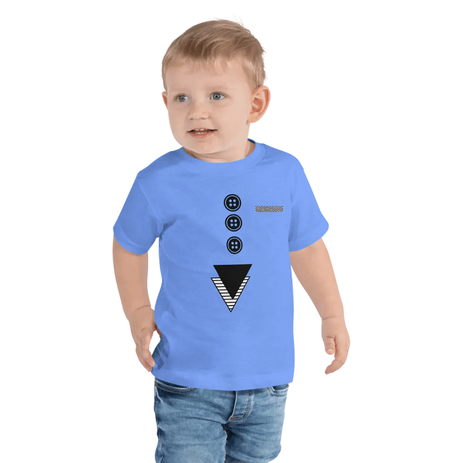 Triangles with buttons and hankie Toddler T-Shirt product image (5)