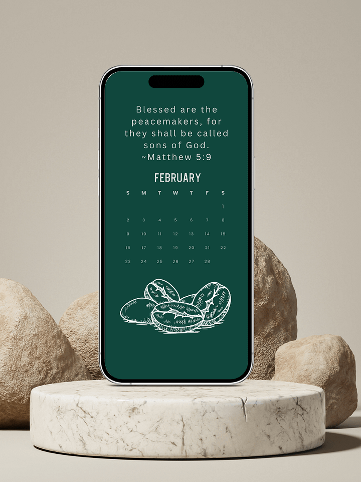 Verses of Peace 2025 Phone Calendar product image (1)
