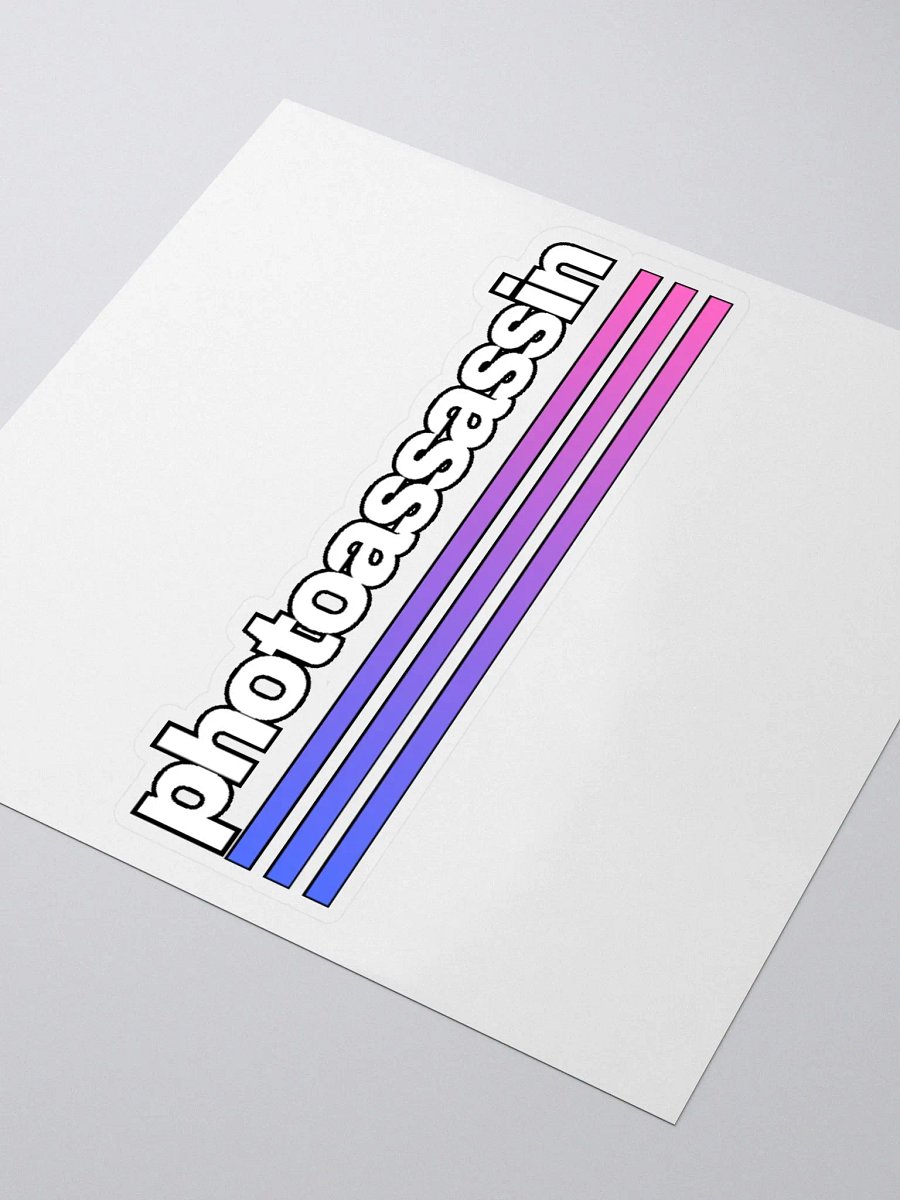 Three Stripe Photoassassin Kiss Cut Stickers product image (8)
