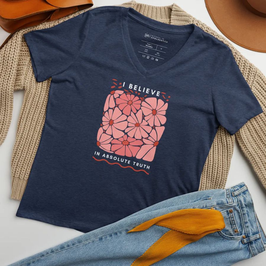 I Believe in Absolute Truth V-Neck Women’s T-Shirt product image (23)