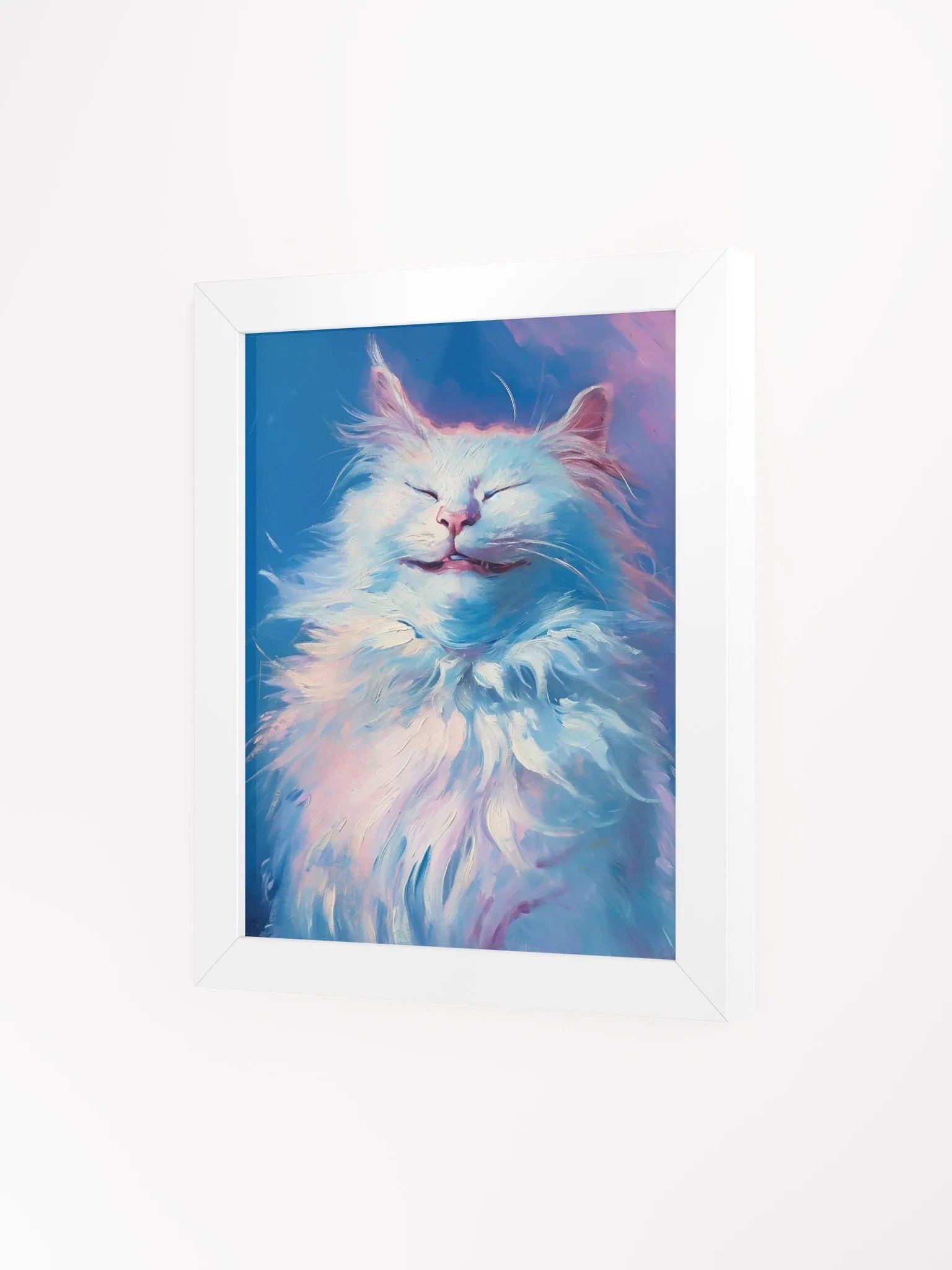 Blissful Cat Dream Matte Poster product image (3)