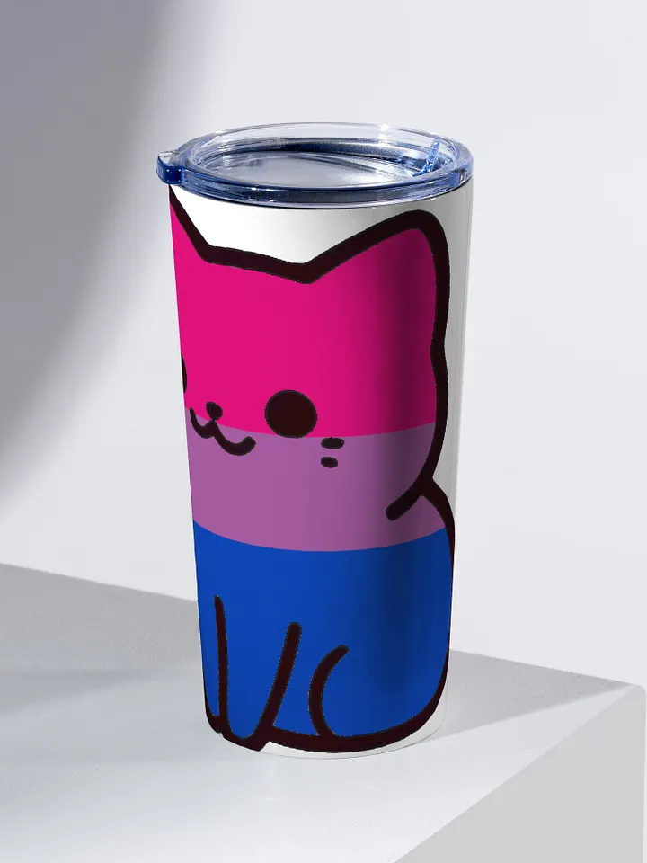 Bisexual Pride Kitty Tumbler Cup product image (2)