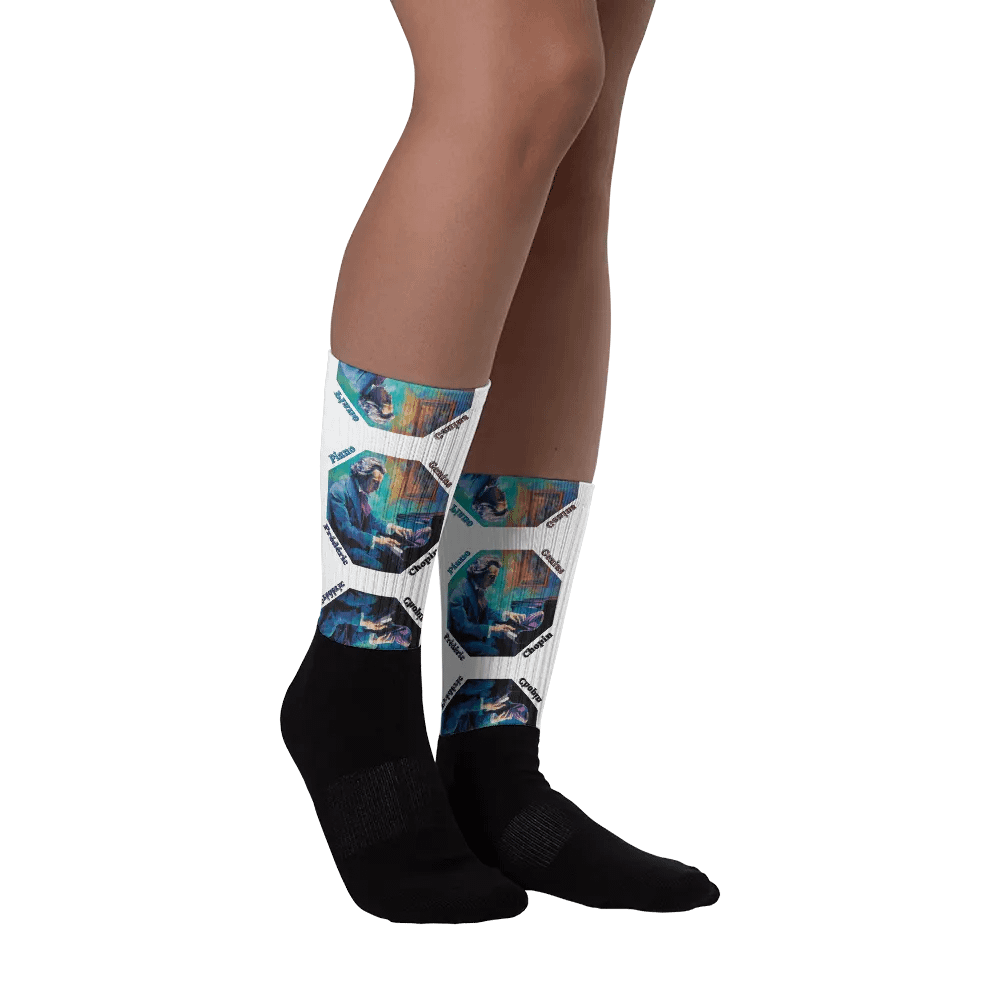 Frédéric Chopin [Playing Piano] - Piano Genius | Socks product image (2)