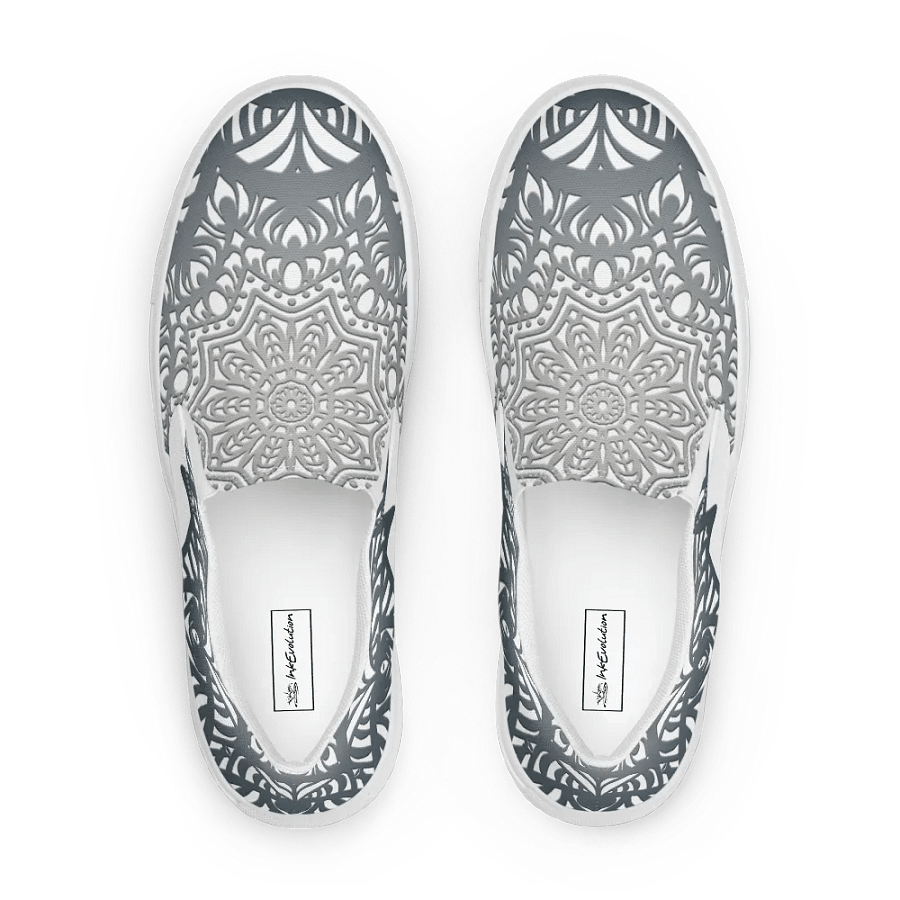 Mandala Symmetry Women's Slip-Ons product image (7)