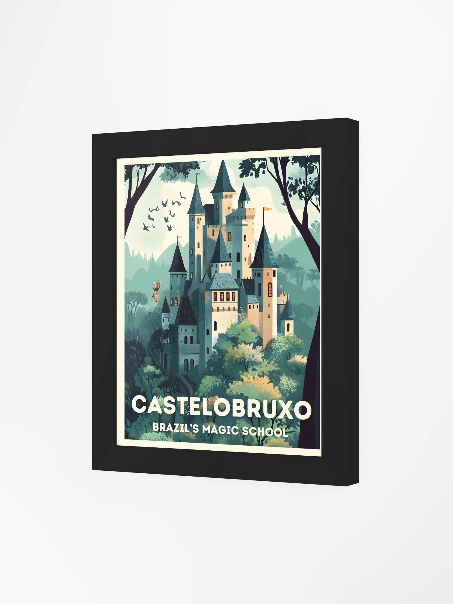 Castelobruxo Magical School Vintage Travel Poster product image (3)