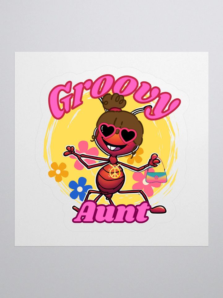 groovy Aunt Sticker product image (2)