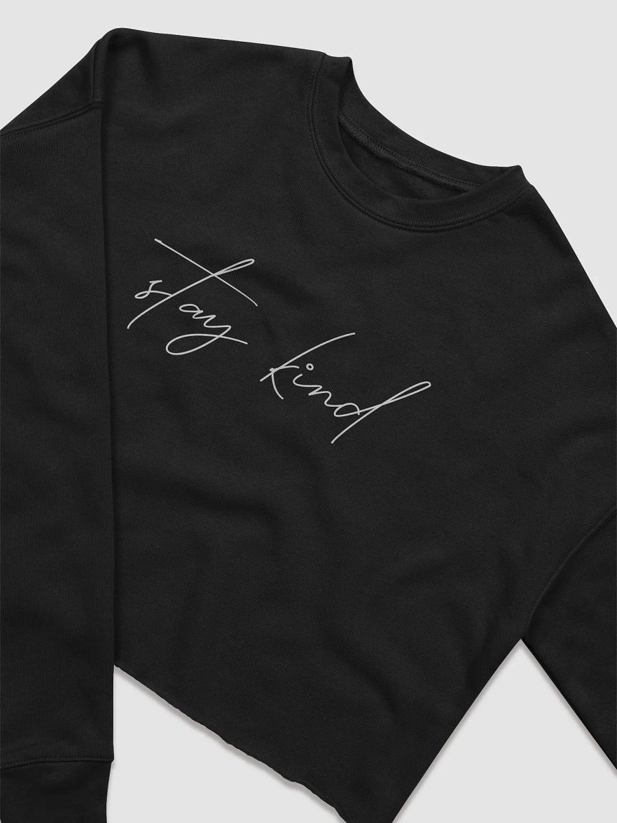 Stay Kind Crop Sweatshirt product image (1)