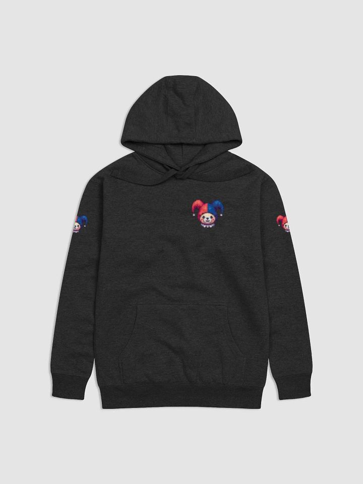 Printed Pixel Art Teddy Bear Jester Hoodie product image (1)