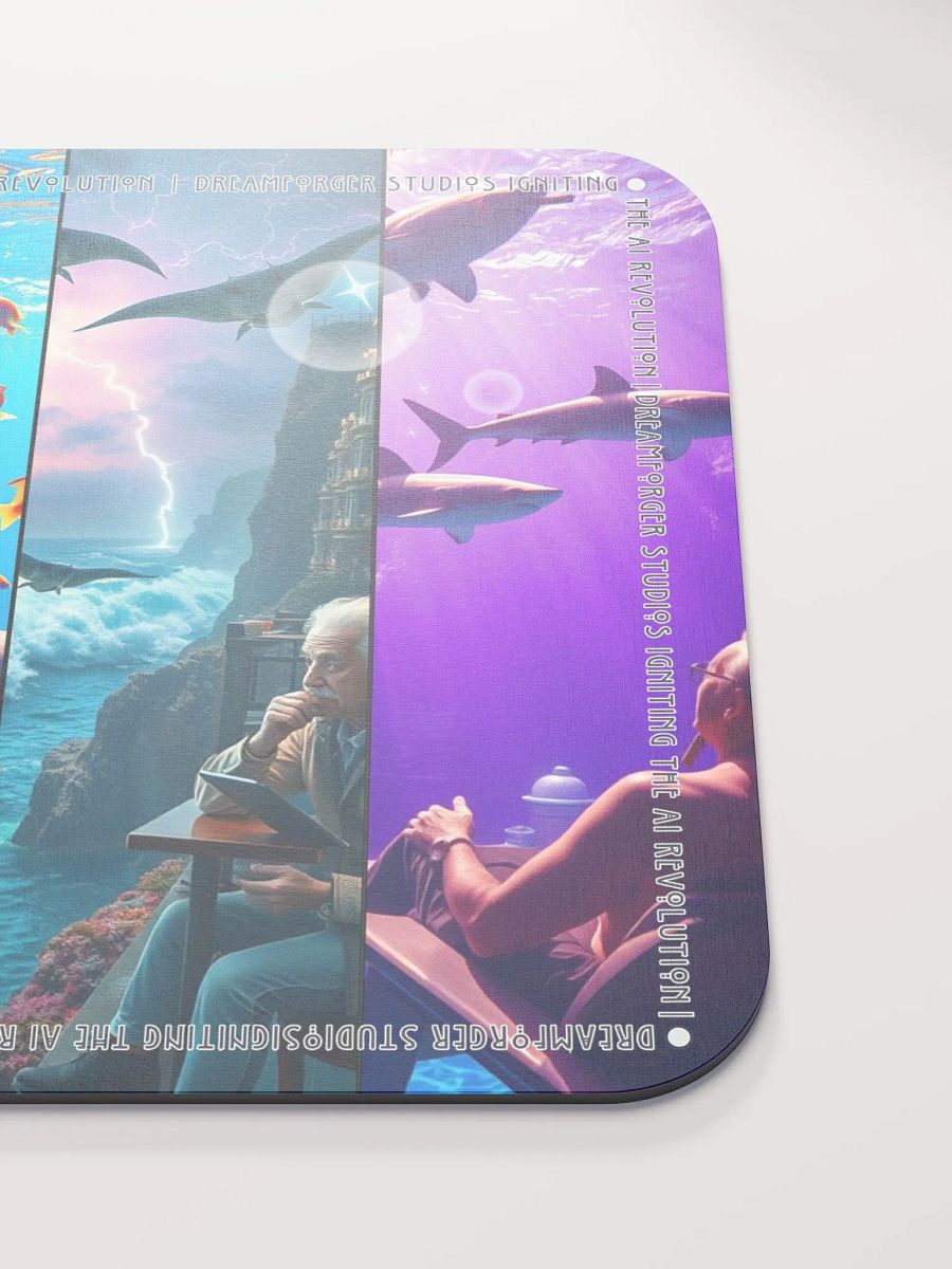 Deep Thinkers: Surrealist Vision Art Gallery Mouse Pad product image (5)