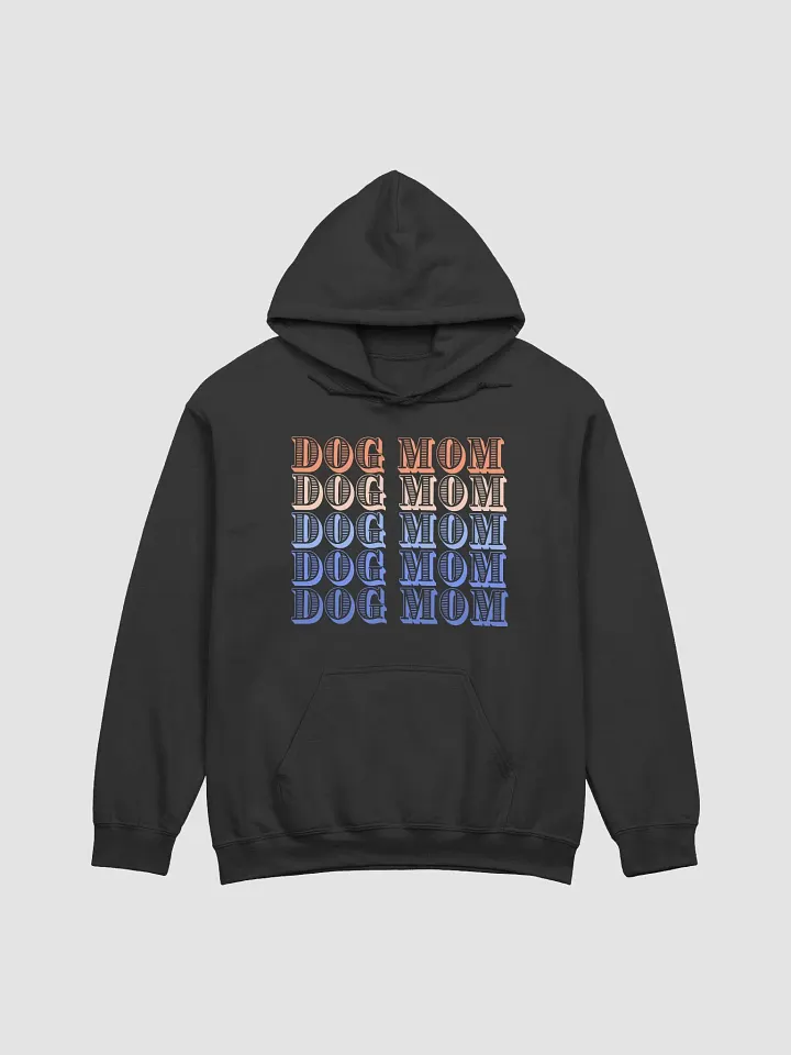 Dog Mom Multicolor Repeated Letter Hoodie product image (2)