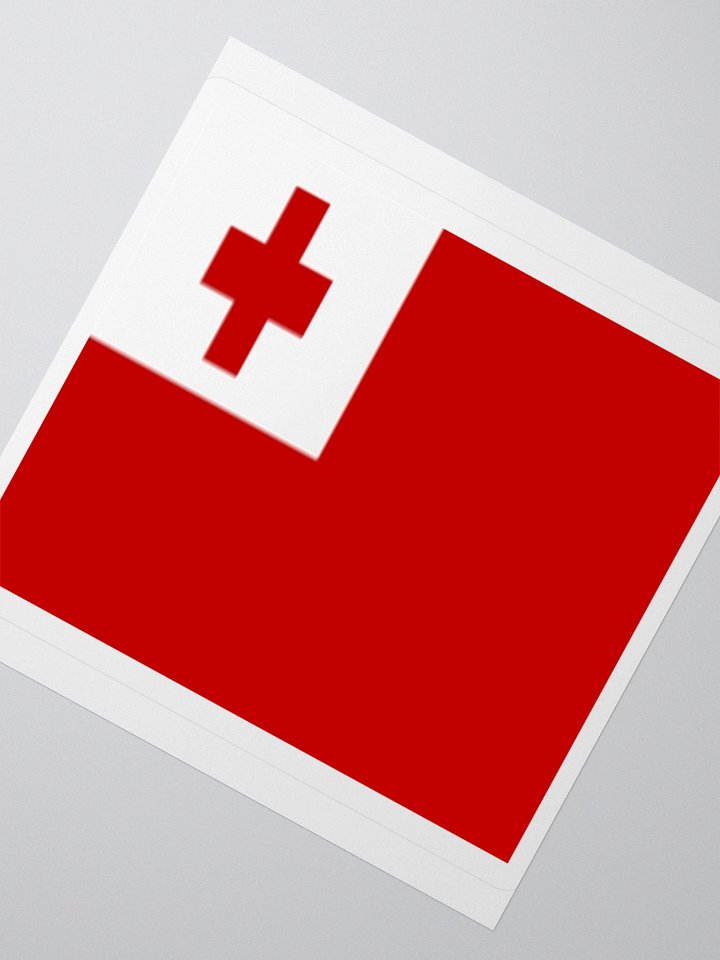 Tonga Flag Sticker - Premium Vinyl Design for National Pride product image (4)
