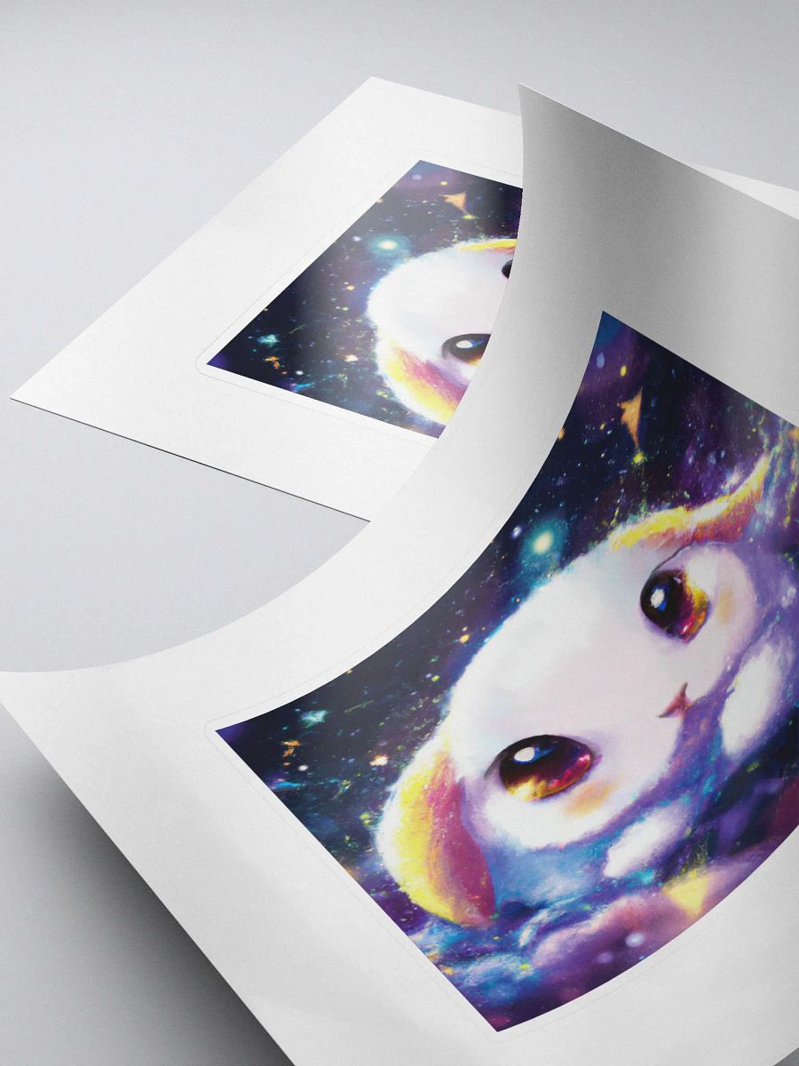 Cute Galactic Bunny Alpha Sticker product image (4)