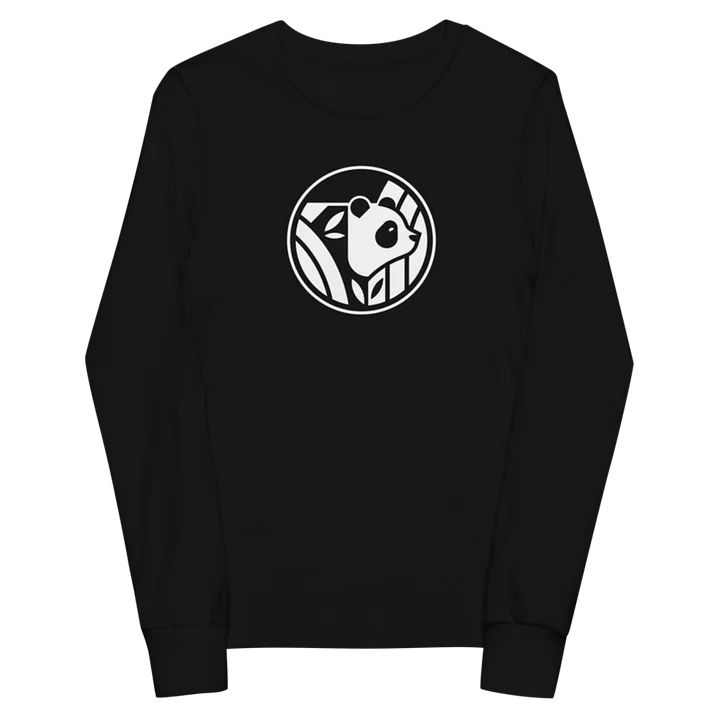 Pandas Are Here Long Sleeve Tee (Youth) product image (2) Image 2