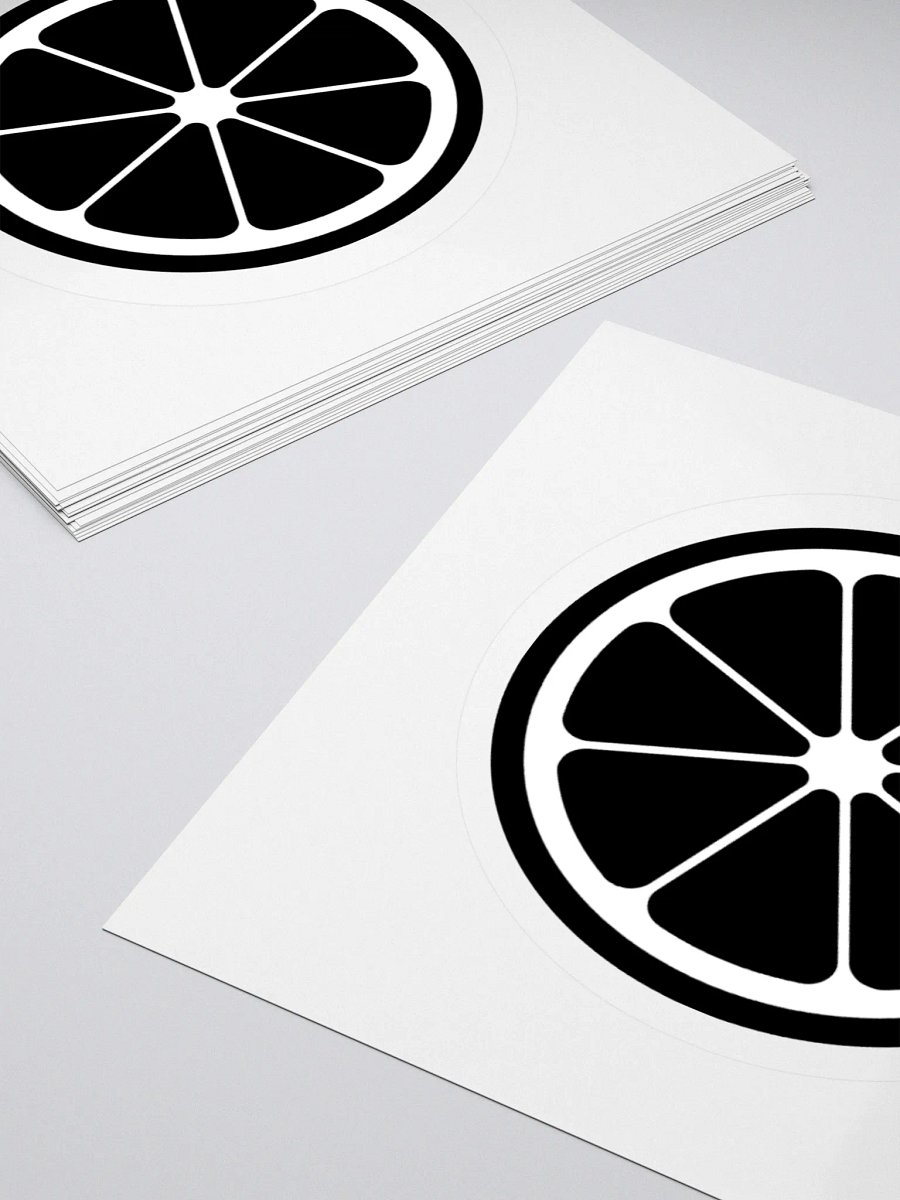MIKAN Sticker(White×Black) product image (12)