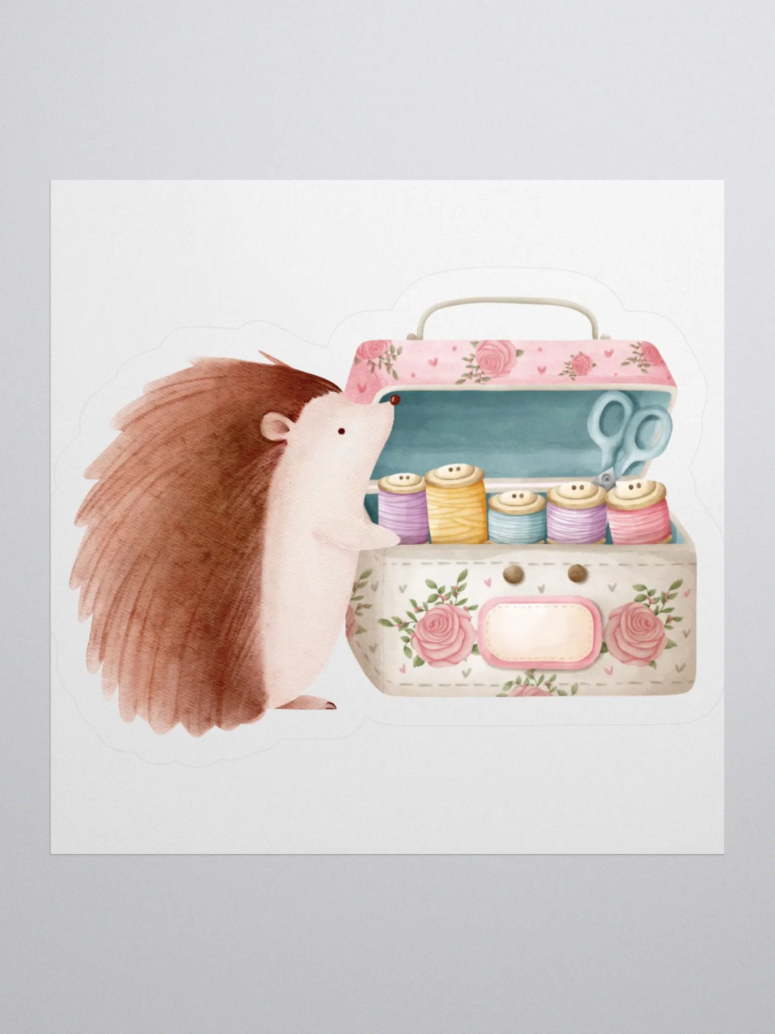 Maple's Sewing Kit | Kiss Cut Sticker product image (1)