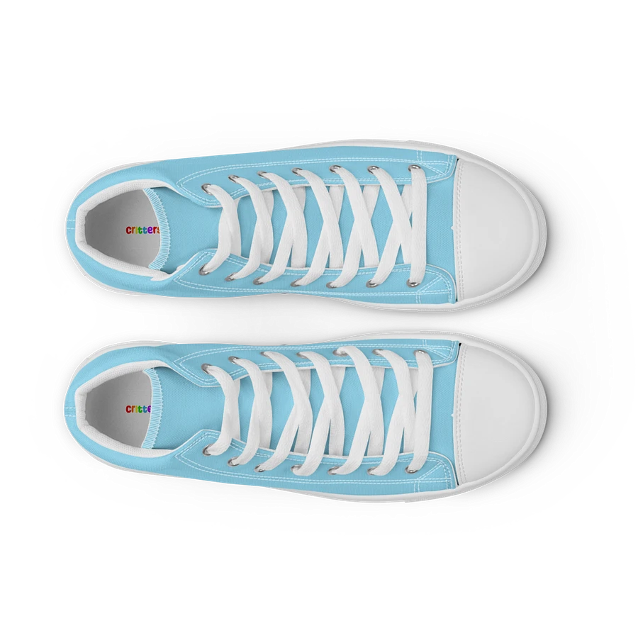 Pastel Blue and White Flower Sneakers product image (40)