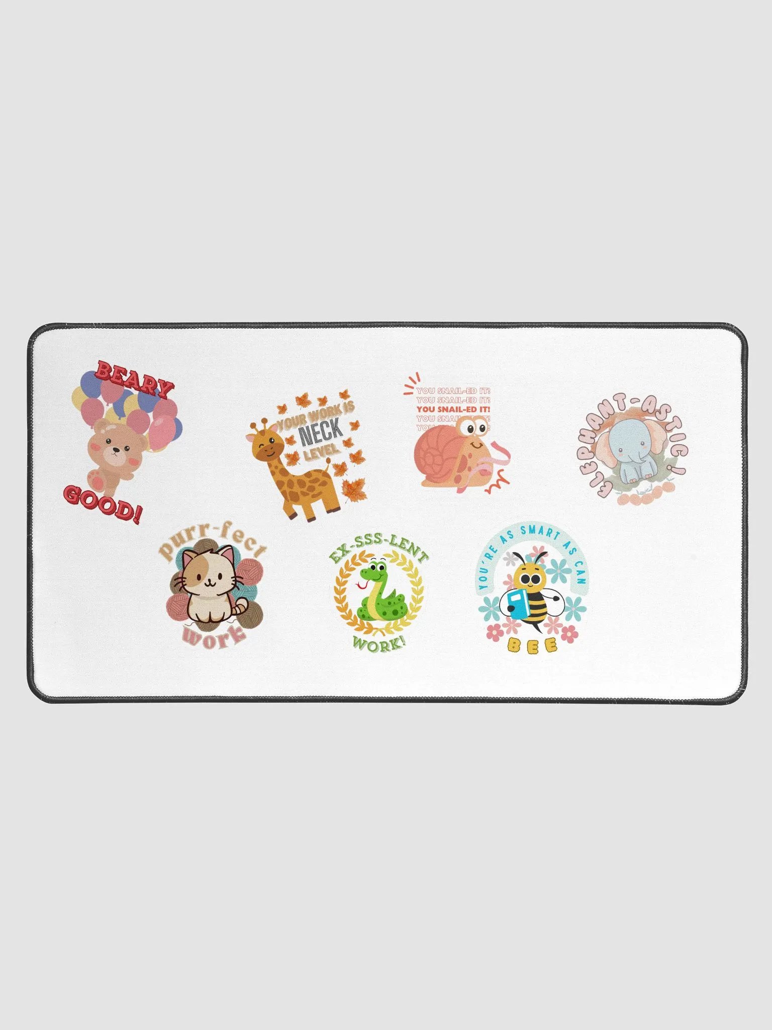 Animal Pun Desk Mat product image (1)