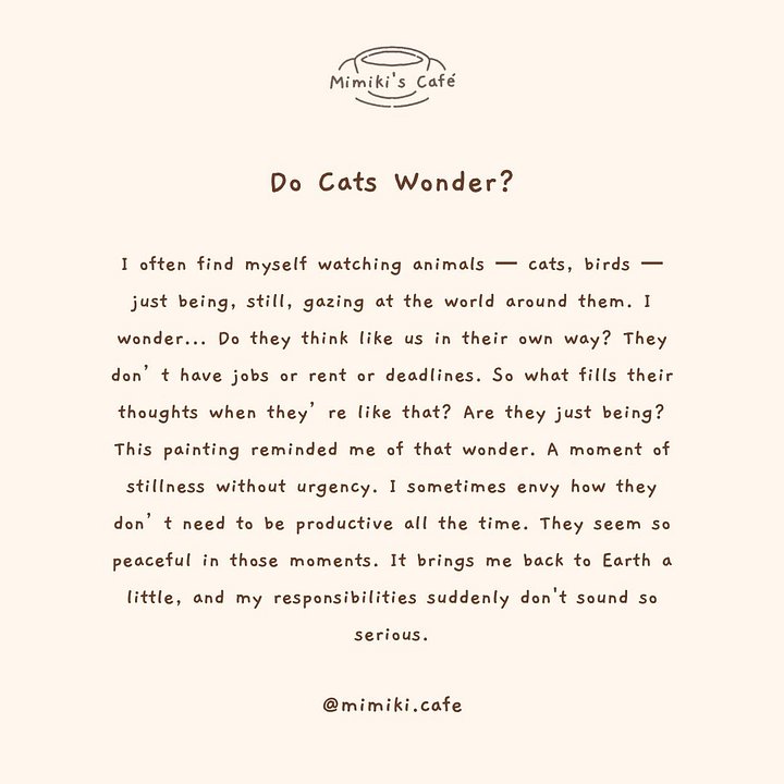 Do Cats Wonder? - Art Print product image (2)