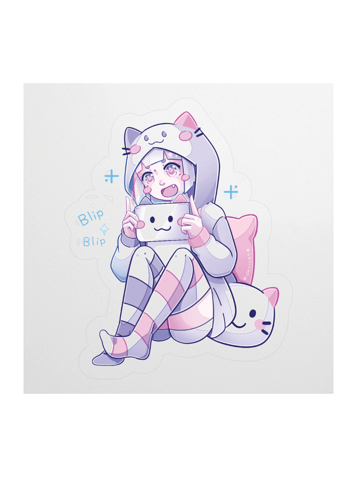 Sticker • CandiCat Gamer Girl • 2024 product image (1)