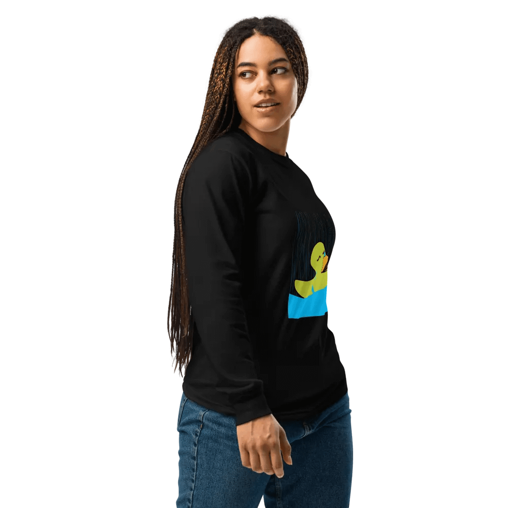 Quackers Cry Comfort Colors Unisex Garment-Dyed Heavyweight Long Sleeve Shirt product image (5)