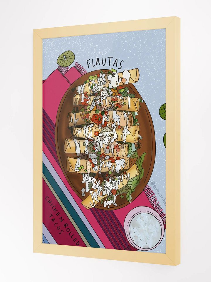 Flautas Framed Poster product image (2)