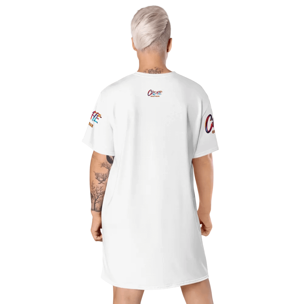 Born to Dance Her Silhouette Energetic Moves All-Over T-Shirt Dress product image (9)