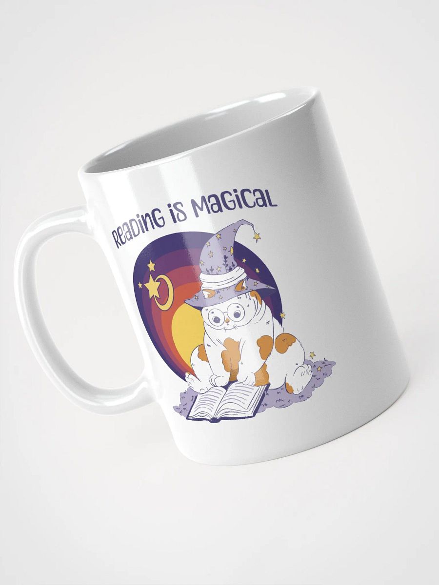 Reading Is Magical Adorable Cat Reading a Book product image (3)