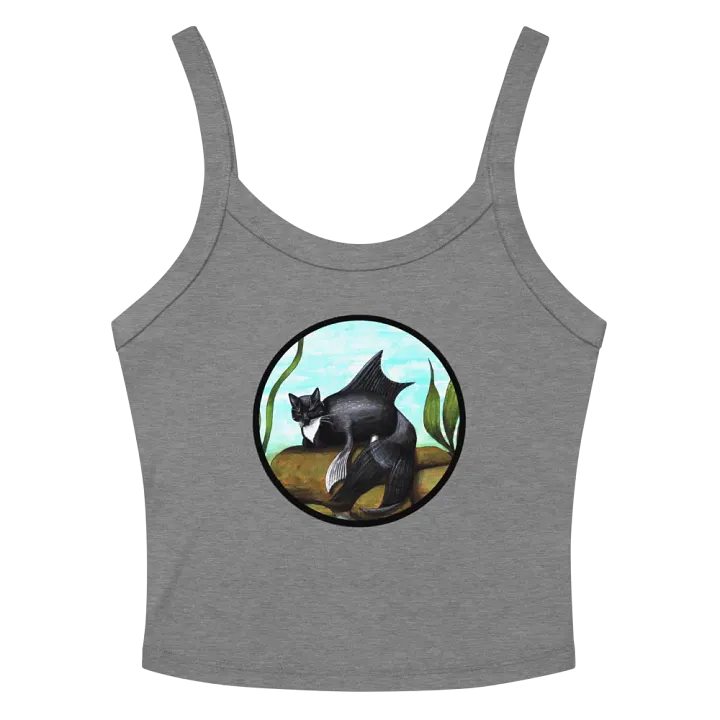 Mermeow Tuxedo Crop Tank product image (2)
