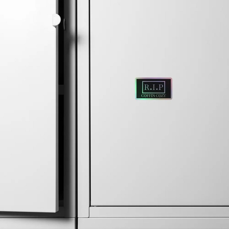 Rest in Peace Banner Holographic Sticker product image (4)