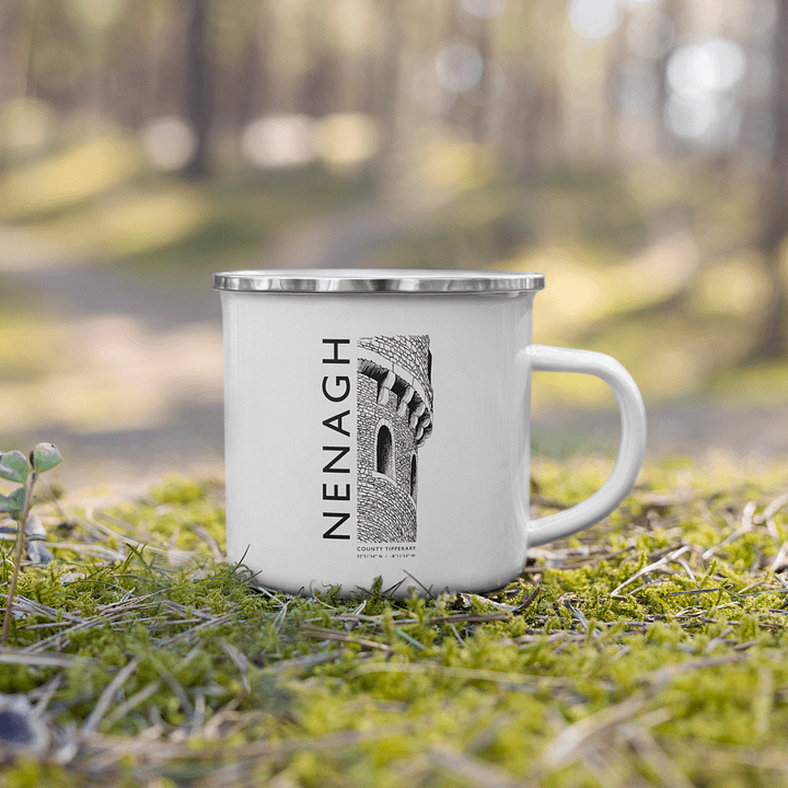 Nenagh: Enamel camping mug (castle) product image (1)