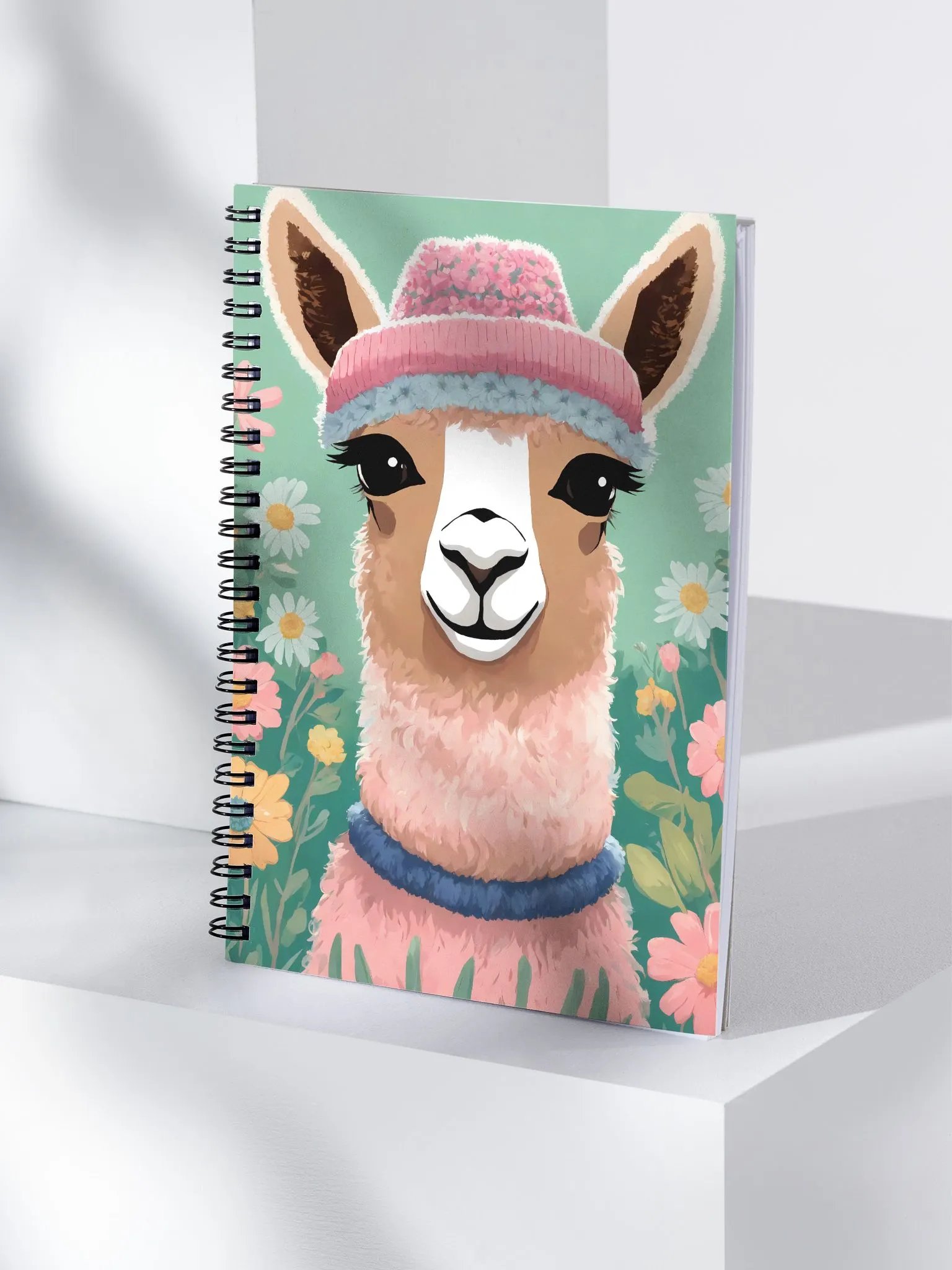 Calm Llama Spiral Notebook product image (4)