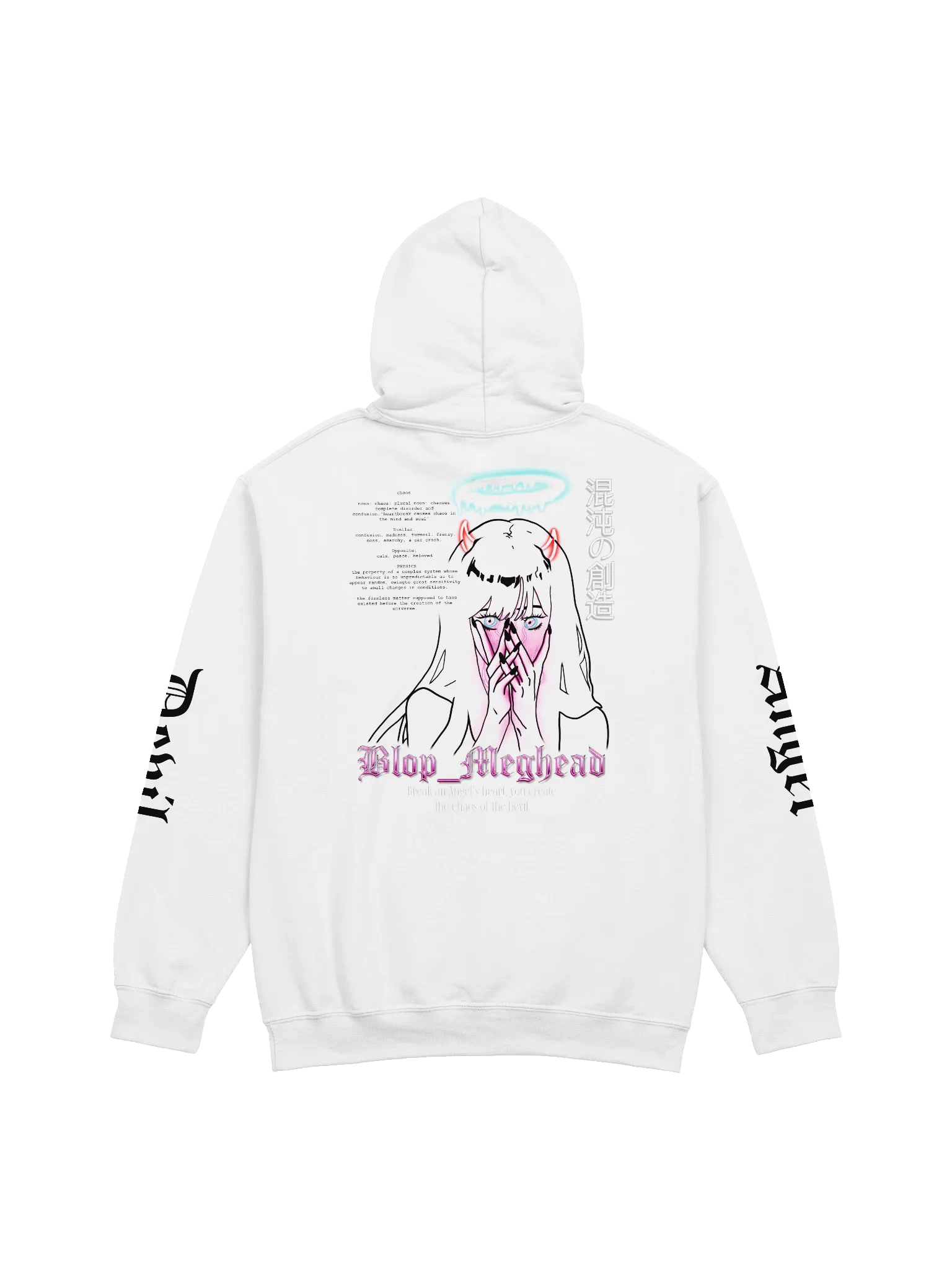 Creation of Chaos Hoodie - Black Print product image (3)