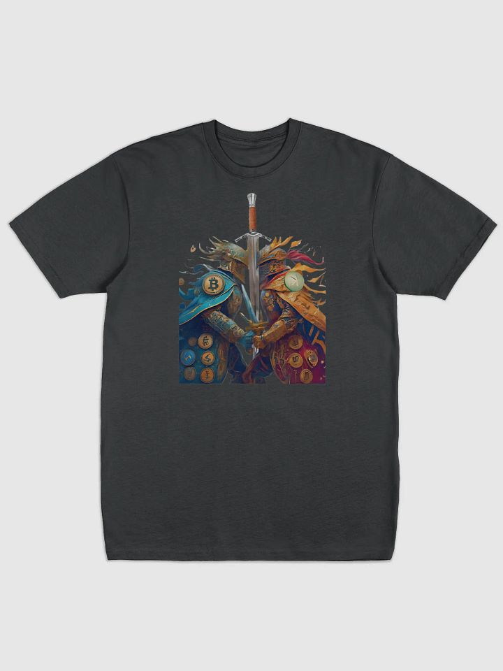 Bitcoin vs. Kaspa Black T-Shirt product image (1)
