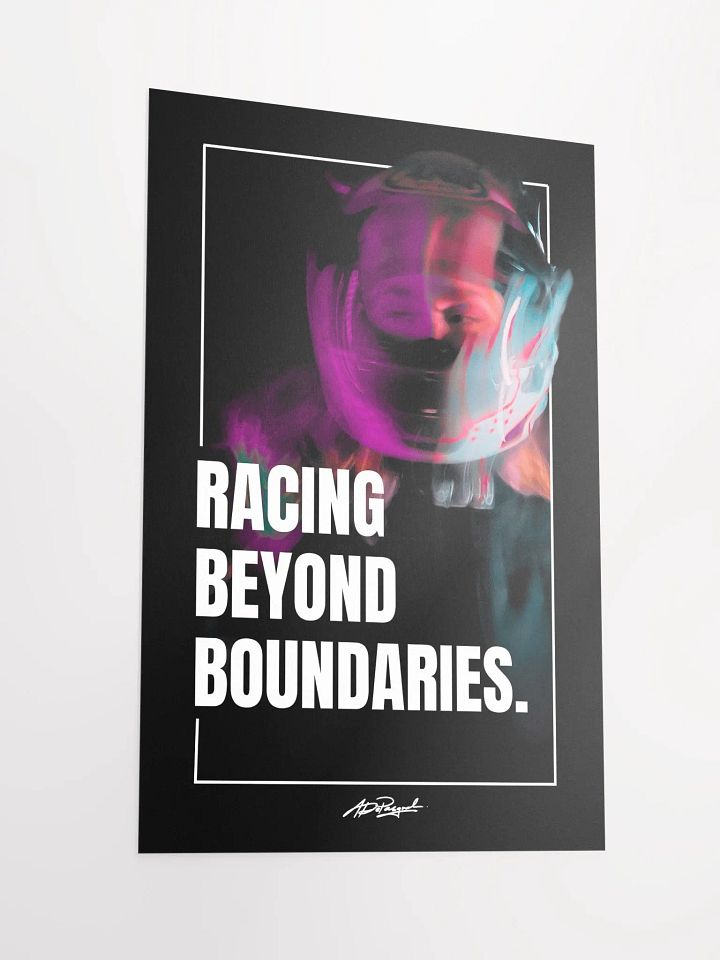 Racing Beyond Boundaries Poster product image (2)